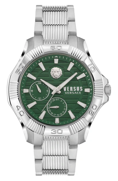 Versus Dtla Multifunction Bracelet Watch, 46mm In Green