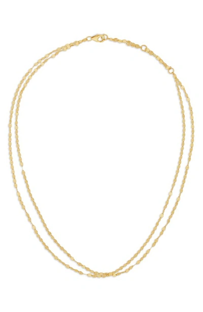 Lana Jewelry Double Blake Chain Choker Necklace In Yellow Gold