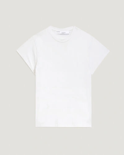 Iro Tabitha Short Sleeve Crew Neck T Shirt In White