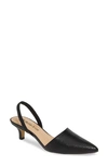 Bella Vita Sarah Ii Slingback Pump In Black Snake Print