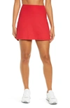 Girlfriend Collective High Waist Skirt In Jester Red