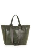 Botkier Bedford Leather Tote In Army Green