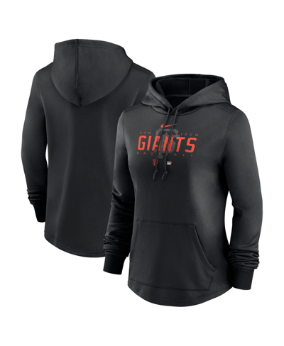 Nike Women's  Black San Francisco Giants Authentic Collection Pregame Performance Pullover Hoodie