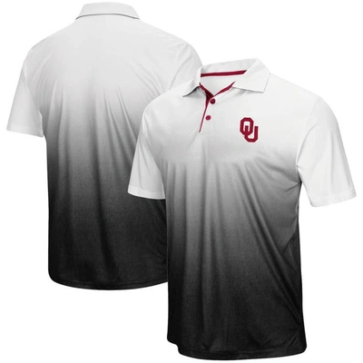 Colosseum Men's Gray Oklahoma Sooners Wordmark Magic Polo Shirt