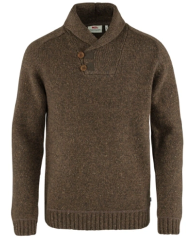 Fjall Raven Lada Collar Sweater In Brown
