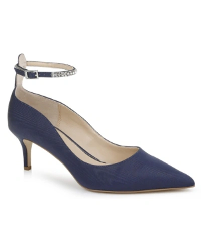 Jewel Badgley Mischka Women's Jamila Evening Pump Women's Shoes In Navy