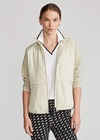 Polo Ralph Lauren Quilted Hybrid Zip-up Jacket In Basic Sand