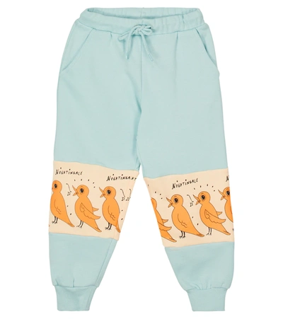 Mini Rodini Kids' Little Girl's & Girl's Nightingale Sweatpants In Turquoise