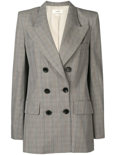 Isabel Marant Étoile Double-breasted Blazer In Grey
