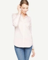 Ann Taylor Petite Perfect Shirt In Lilac Petal