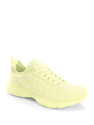 Apl Athletic Propulsion Labs Techloom Phantom Sneakers In Sun Beam Yellow