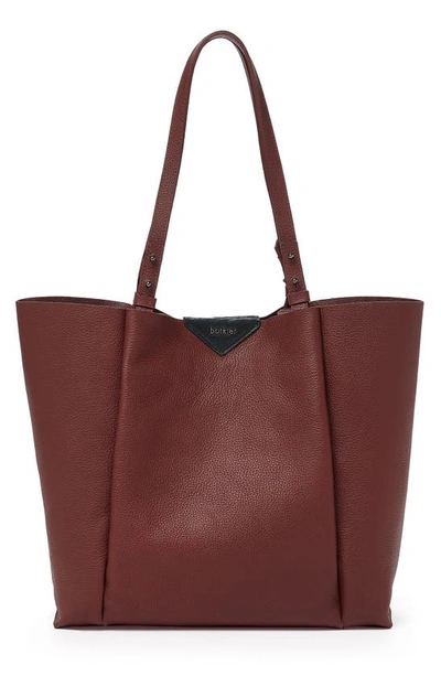 Botkier Allen Large Leather Tote In Red