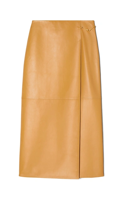 Tory burch leather skirt sale