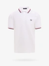 Fred Perry Polo Shirt In White