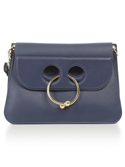 Jw Anderson J.w. Anderson Medium Pierce Bag In Navy