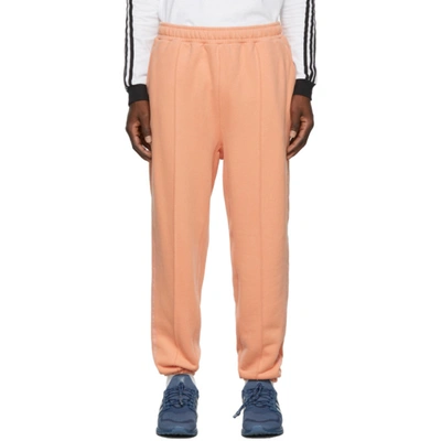 Adidas X Ivy Park Orange Sweat Lounge Pants In Ambient Blush