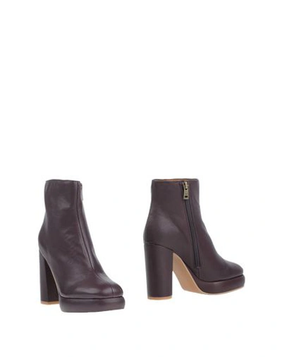 See By Chloé Ankle Boot In Deep Purple