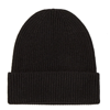 Colorful Standard Colourful Standard Black Beanie Hat In Merino Wool