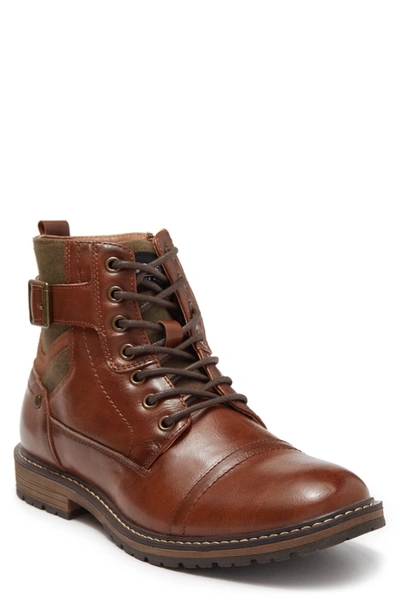 Madden Tannin Cap Toe Boot In Cognac