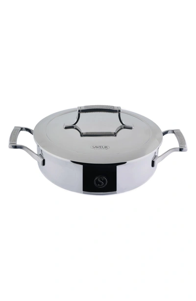 Saveur Selects 3qt. Sauteuse With Lid In Stainless Steel