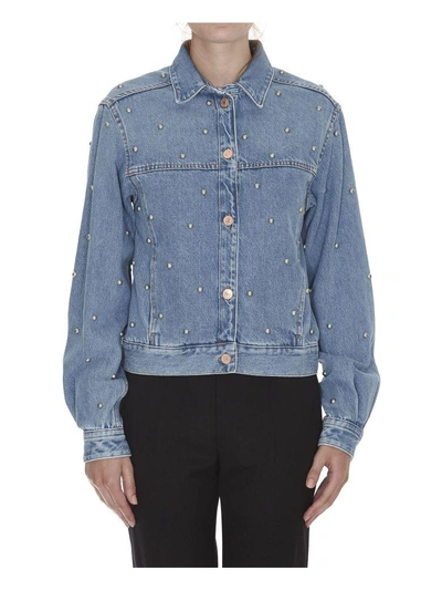 Isabel Marant Étoile Coften Denim Jacket In Blue