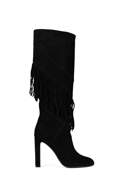 Saint Laurent Grace Boots In Black