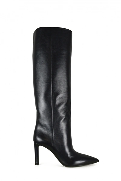 Saint Laurent Kate 85 Boots In Black