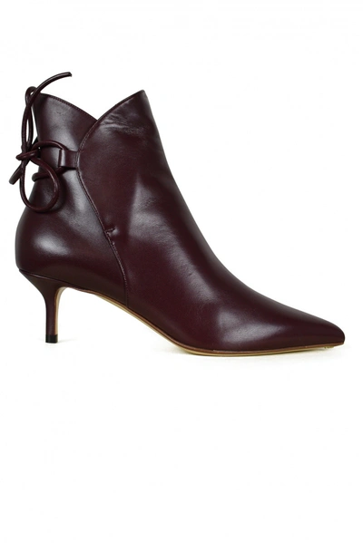Francesco Russo Leather Boots In #800020
