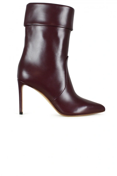 Francesco Russo Leather Boots In #800020