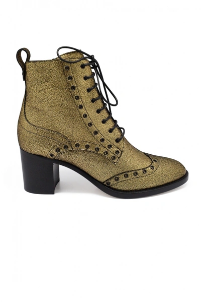 Jimmy Choo Hannah Boots In Gold