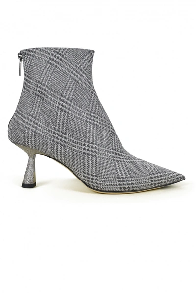 Jimmy Choo Kix 65 Boots In Silver