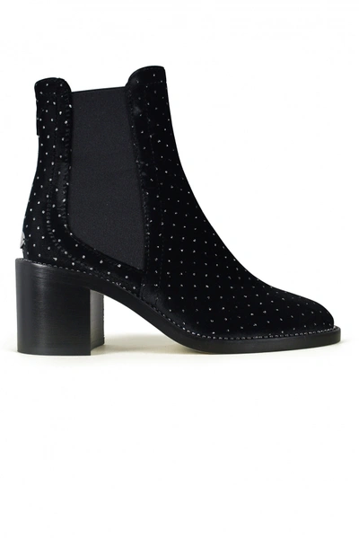 Jimmy Choo Luxury Shoes For Women    Merril Boots In Black Velvet
