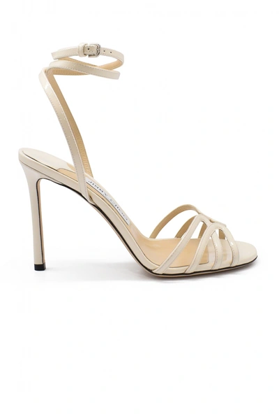 Jimmy Choo Luxury Shoes For Women    Mimi 100 Sandals In White