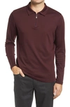 Robert Barakett Georgia Quarter-zip Pullover Sweater In Sonoma Red