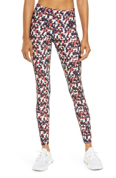 Sweaty Betty Power Pocket Workout Leggings In Red Retro Print