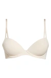 Calvin Klein Seductive Comfort Lift Underwire Demi Bra In Buff Beige