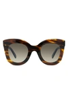 Celine 47mm Gradient Butterfly Sunglasses In Havana/ Other / Gradient Brown