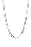 Armenta Women's Old World 18k Gold & Sterling Silver Paperclip Chain Necklace In Ow
