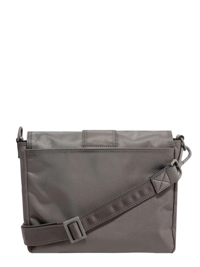 Fendi Baguette Messenger Shoulder Bag In Grey