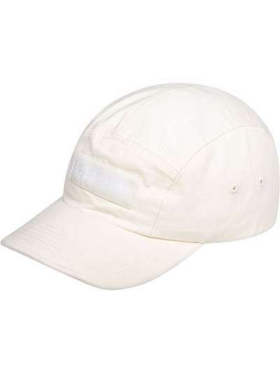 Supreme Washed Chino Twill Camp Cap In Neutrals