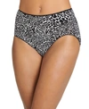 Jockey Women's No Panty Line Hip Brief Underwear 1372 In Mixed Animal