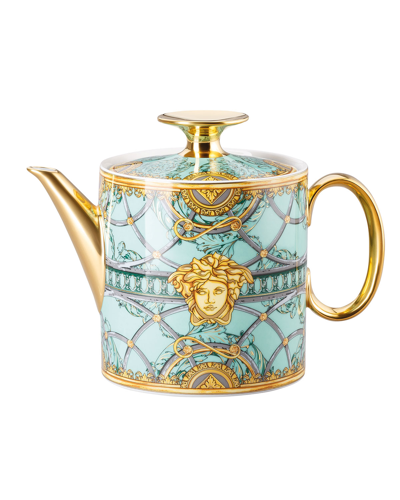 Versace Scalla Palazzo Verde Teapot In Pattern