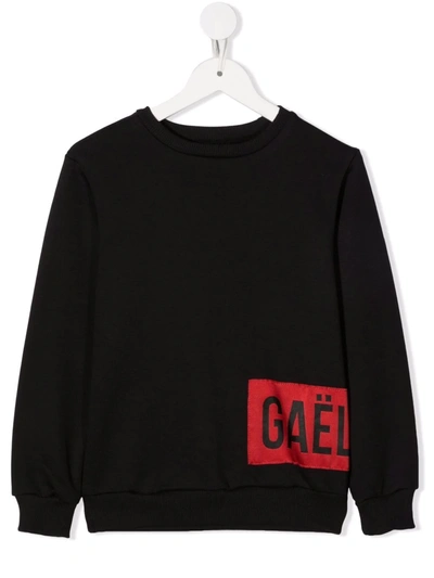 Gaelle Paris Teen Logo Patch Sweatshirt In Black