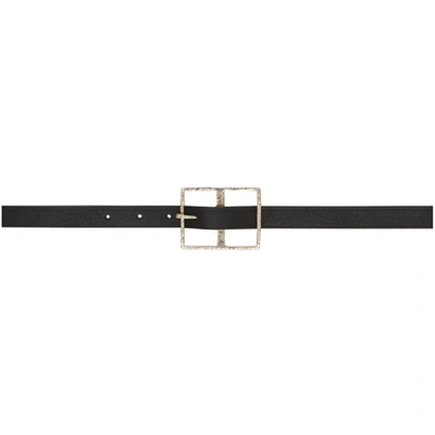 Bed J.w. Ford Black Big Buckle Belt