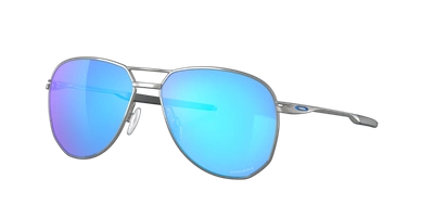 Oakley Men's Polarized Sunglasses, Oo4147 Contrail 57 In Blue