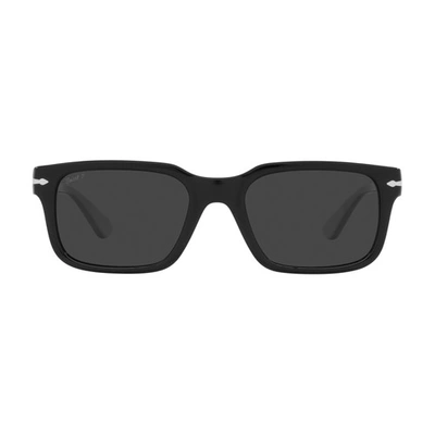 Persol Po3272s Black Unisex Sunglasses In Polar Dark Grey