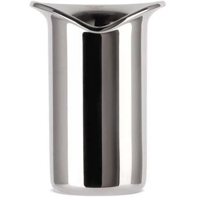 Georg Jensen Silver Wine Cooler In Stainless Steel