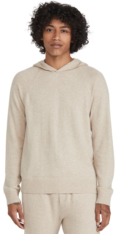 Vince Wool & Cashmere Hoodie In Heather Runyon