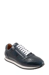 Trotters Infinity Leather Sneaker In Navy