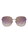 Isabel Marant 58mm Gradient Square Sunglasses In Burgundy